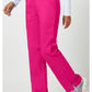Cherokee Workwear Pull-on broek met middelhoge taille en rechte pijpen met elastische tailleband en cargozak WWE110