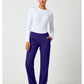 Cherokee Workwear Pull-on broek met middelhoge taille en rechte pijpen met elastische tailleband en cargozak WWE110