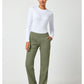 Cherokee Workwear Pull-on broek met middelhoge taille en rechte pijpen met elastische tailleband en cargozak WWE110