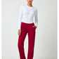 Cherokee Workwear Pull-on broek met middelhoge taille en rechte pijpen met elastische tailleband en cargozak WWE110