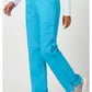 Cherokee Workwear Pull-on broek met middelhoge taille en rechte pijpen met elastische tailleband en cargozak WWE110