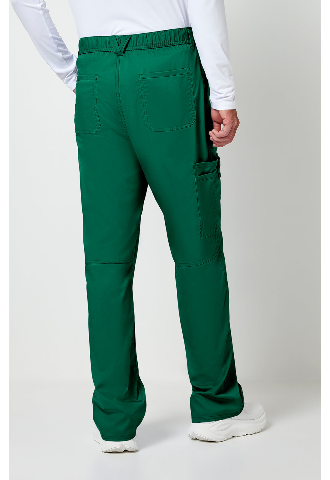 Herenbroek met middelhoge taille en taps toelopende pijpen met 7 zakken en 2-way stretch WWE140