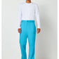 Herenbroek met middelhoge taille en taps toelopende pijpen met 7 zakken en 2-way stretch WWE140