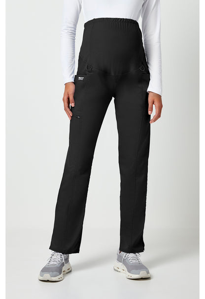 Cherokee Workwear Rechte zwangerschapsbroek met gebreid buikpaneel en 2-way stretch WWE155
