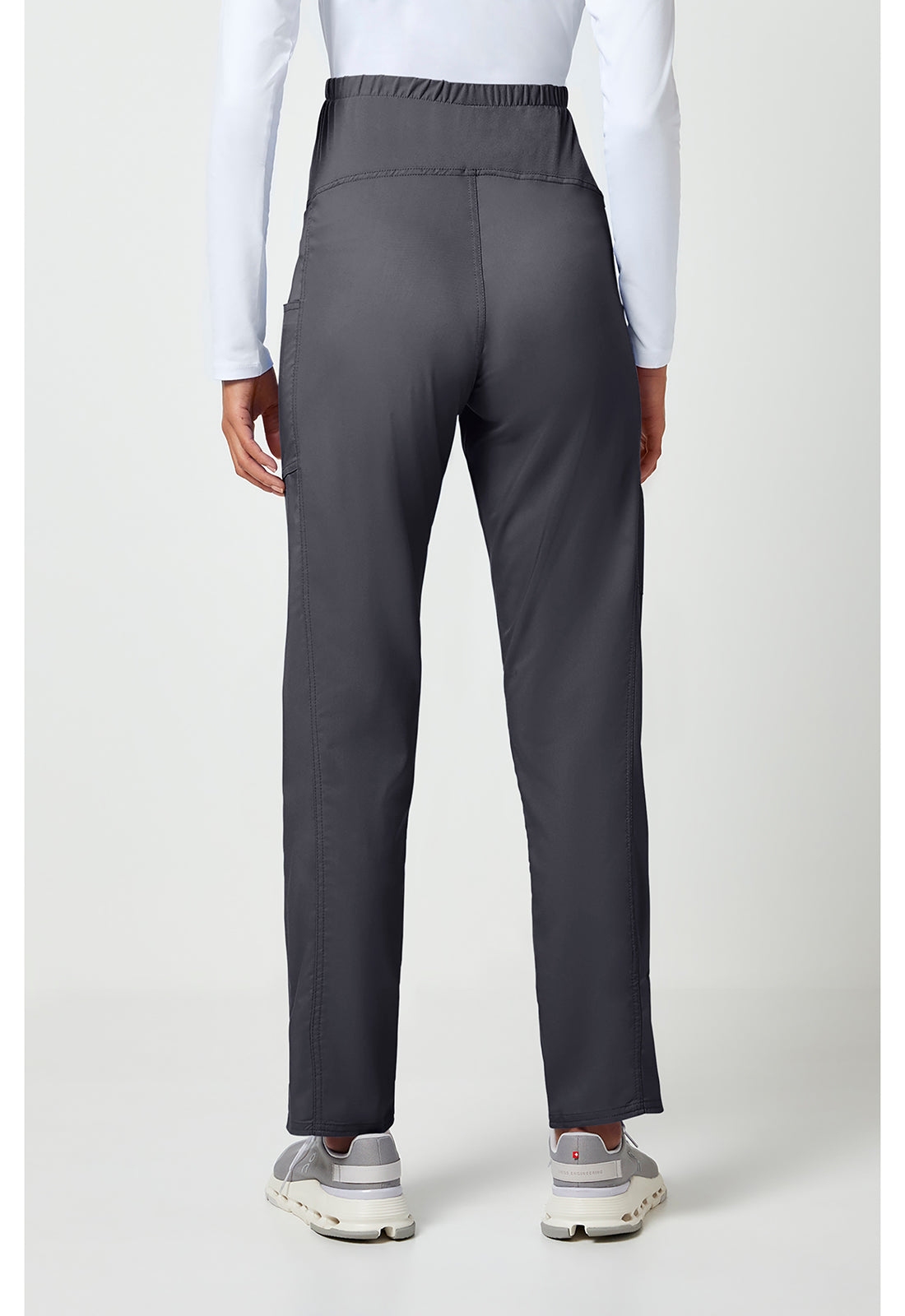 Cherokee Workwear Rechte zwangerschapsbroek met gebreid buikpaneel en 2-way stretch WWE155