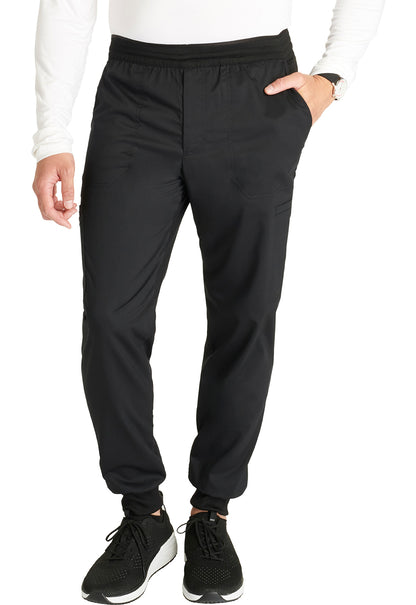 Cherokee Workwear Heren joggingbroek met meshdetails en taps toelopende pijpen WWE251