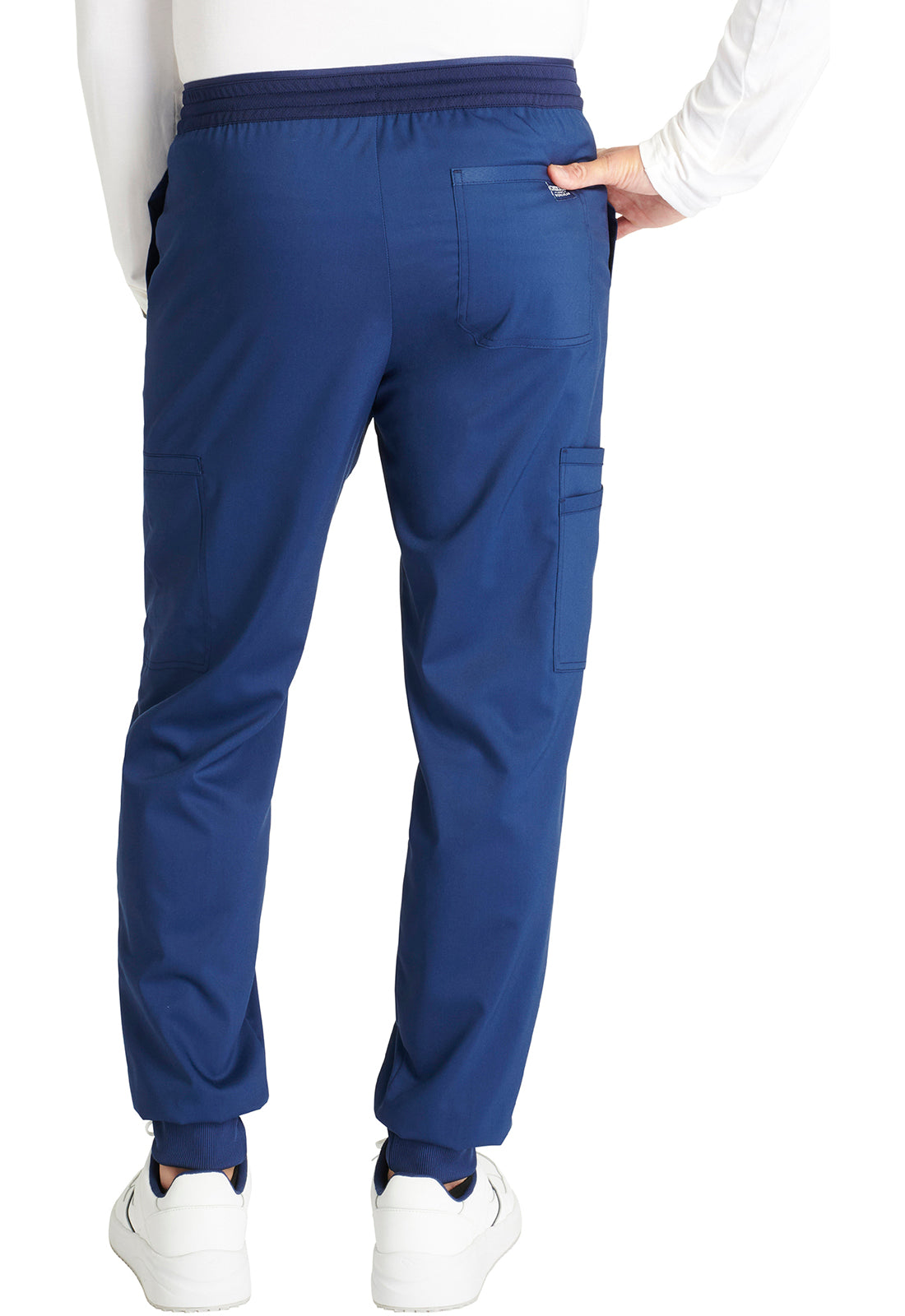 Cherokee Workwear Heren joggingbroek met meshdetails en taps toelopende pijpen WWE251