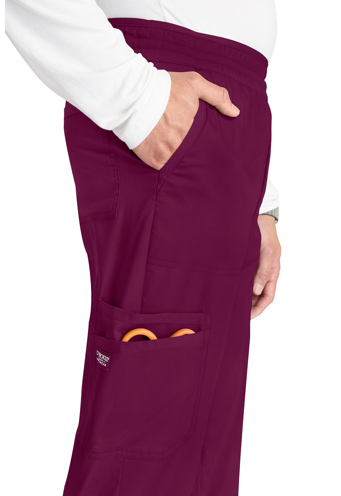 Cherokee Workwear Heren joggingbroek met meshdetails en taps toelopende pijpen WWE251