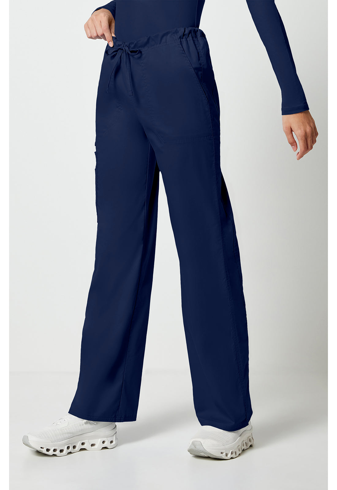 Unisex cargo broek met trekkoord met rechte pijpen en Core Stretch WWE4043