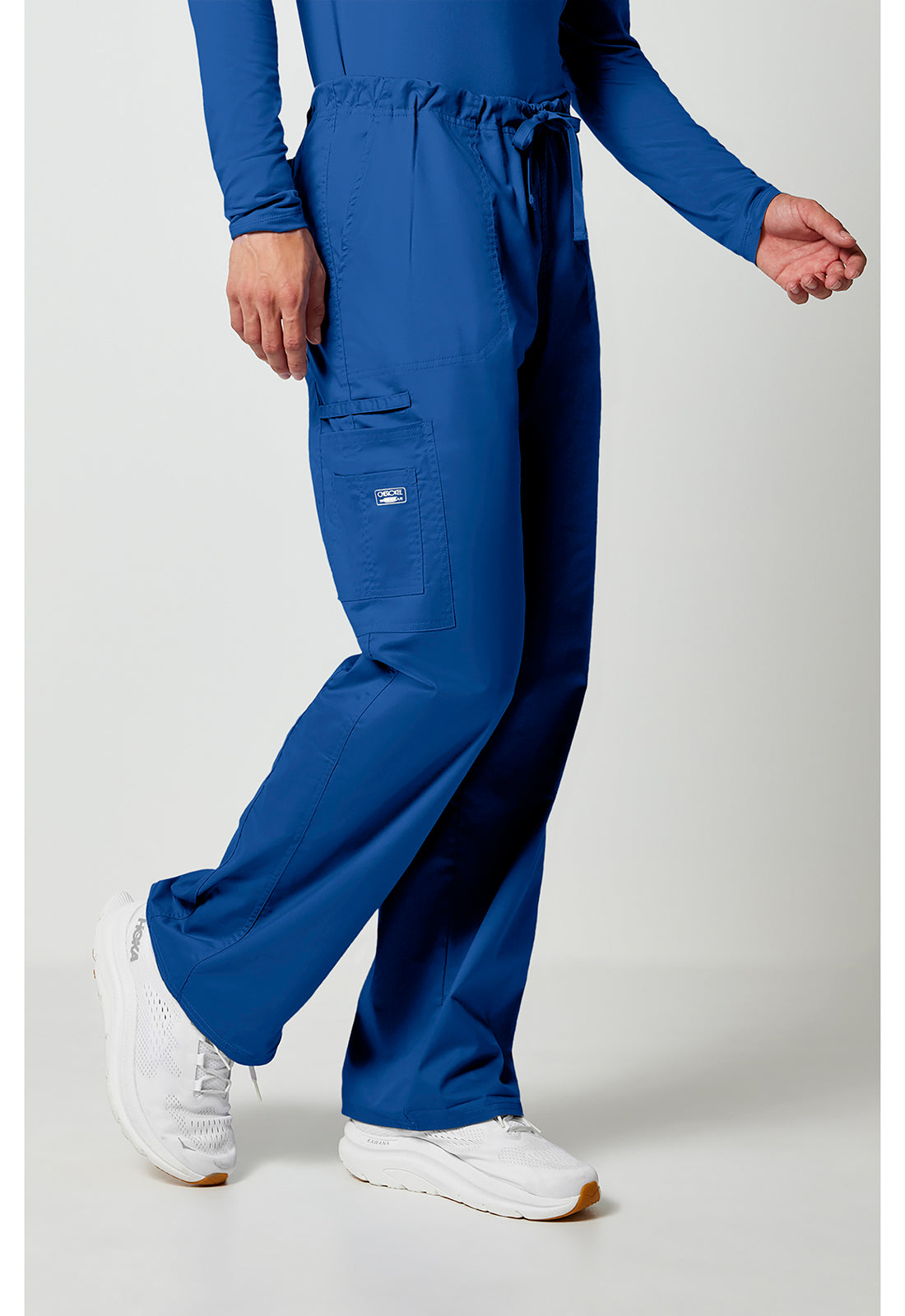 Unisex cargo broek met trekkoord met rechte pijpen en Core Stretch WWE4043