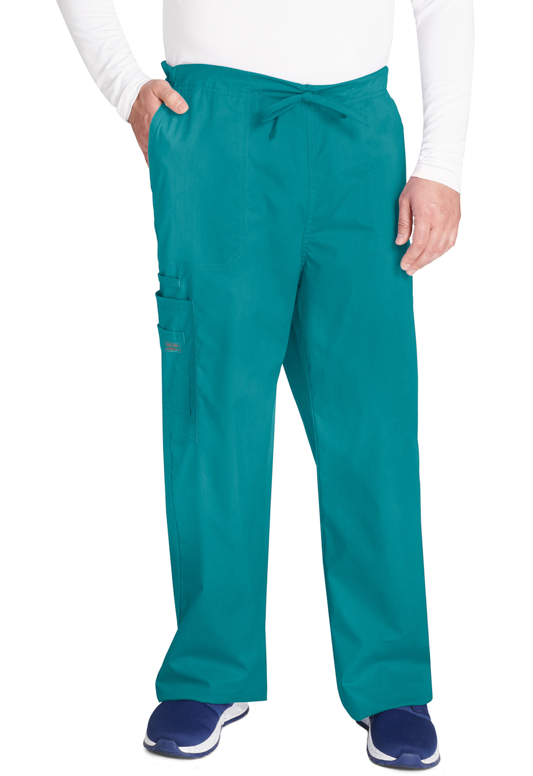 Unisex cargo broek met trekkoord met rechte pijpen en Core Stretch WWE4043