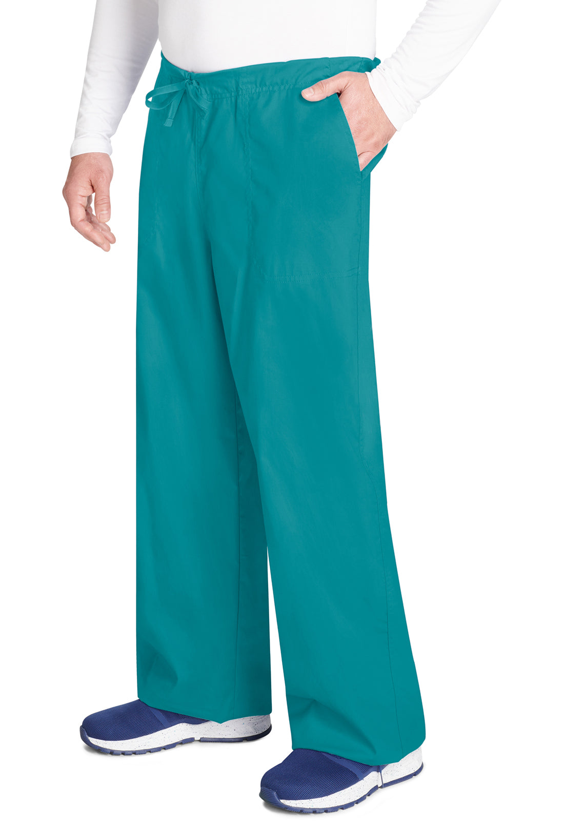 Unisex cargo broek met trekkoord met rechte pijpen en Core Stretch WWE4043