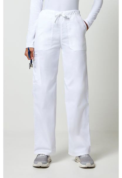 Unisex cargo broek met trekkoord met rechte pijpen en Core Stretch