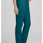 Cherokee Workwear Middelhoge taille, slim fit, rechte broek met trekkoord met elastische tailleband en 2-way stretch WWE4203