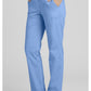 Cherokee Workwear Middelhoge taille, slim fit, rechte broek met trekkoord met elastische tailleband en 2-way stretch WWE4203