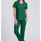 Cherokee Workwear Middelhoge taille, slim fit, rechte broek met trekkoord met elastische tailleband en 2-way stretch WWE4203
