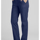 Cherokee Workwear Middelhoge taille, slim fit, rechte broek met trekkoord met elastische tailleband en 2-way stretch WWE4203