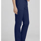 Cherokee Workwear Middelhoge taille, slim fit, rechte broek met trekkoord met elastische tailleband en 2-way stretch WWE4203