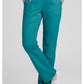 Cherokee Workwear Middelhoge taille, slim fit, rechte broek met trekkoord met elastische tailleband en 2-way stretch WWE4203
