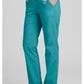 Cherokee Workwear Middelhoge taille, slim fit, rechte broek met trekkoord met elastische tailleband en 2-way stretch WWE4203