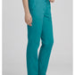 Cherokee Workwear Middelhoge taille, slim fit, rechte broek met trekkoord met elastische tailleband en 2-way stretch WWE4203