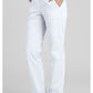 Cherokee Workwear Middelhoge taille, slim fit, rechte broek met trekkoord met elastische tailleband en 2-way stretch WWE4203
