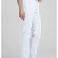 Cherokee Workwear Middelhoge taille, slim fit, rechte broek met trekkoord met elastische tailleband en 2-way stretch WWE4203