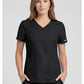 Top met V-hals met stethoscooplus en 2-way stretch