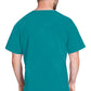 Unisex V-hals top met traditionele pasvorm en 2-way stretch