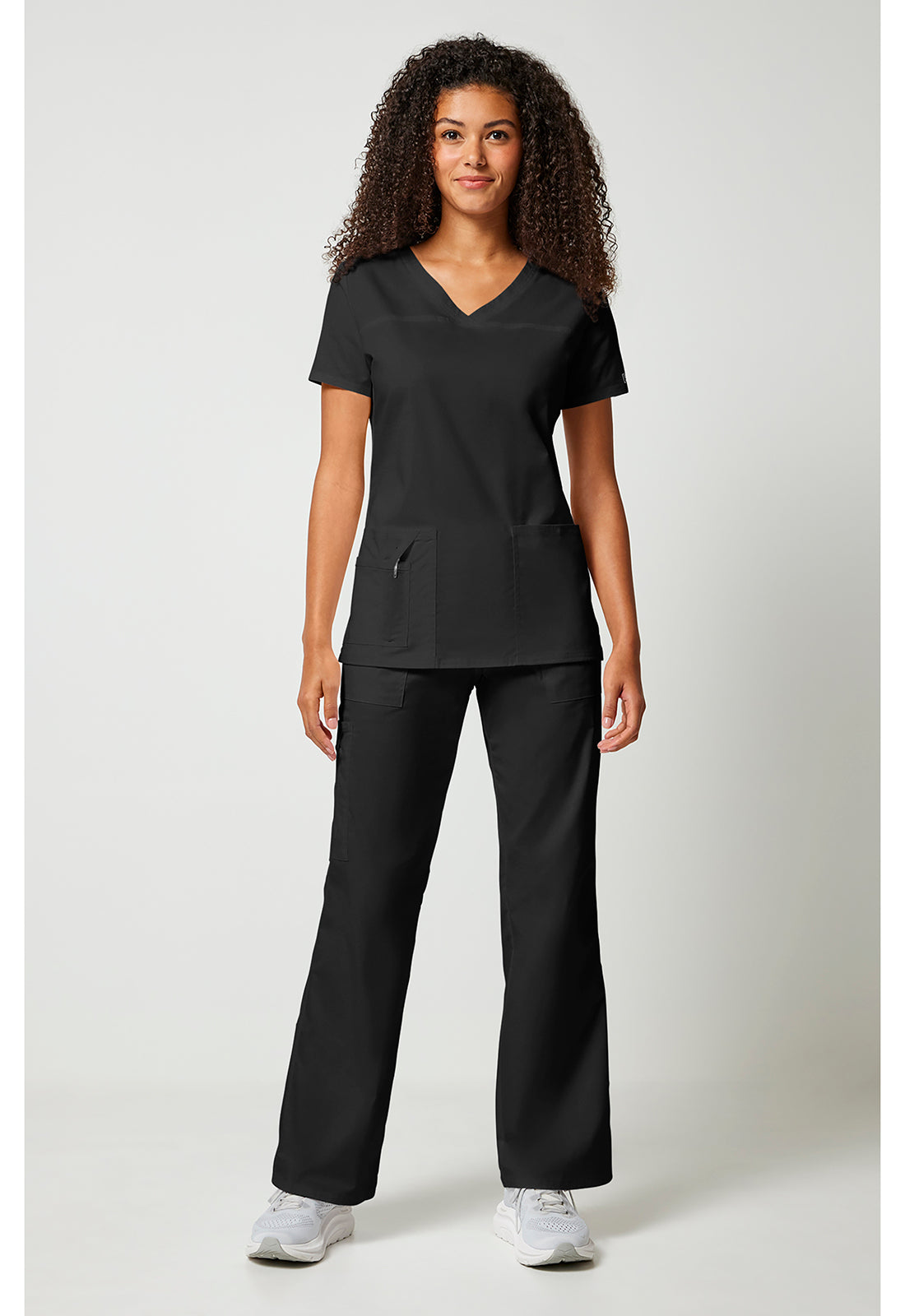 Cherokee Workwear Top met V-hals met gekruiste voorpanden en 2-way stretch WWE4727
