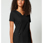 Cherokee Workwear Top met V-hals met gekruiste voorpanden en 2-way stretch WWE4727
