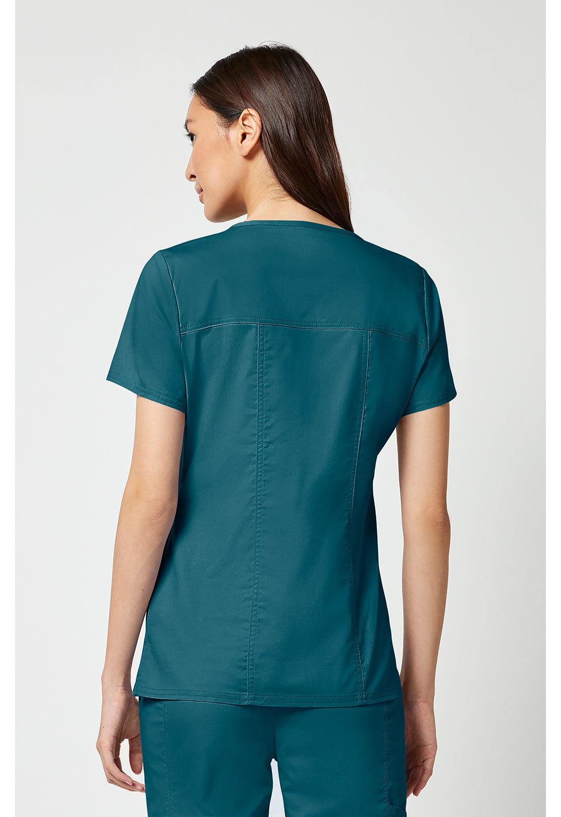 Cherokee Workwear Top met V-hals met gekruiste voorpanden en 2-way stretch WWE4727