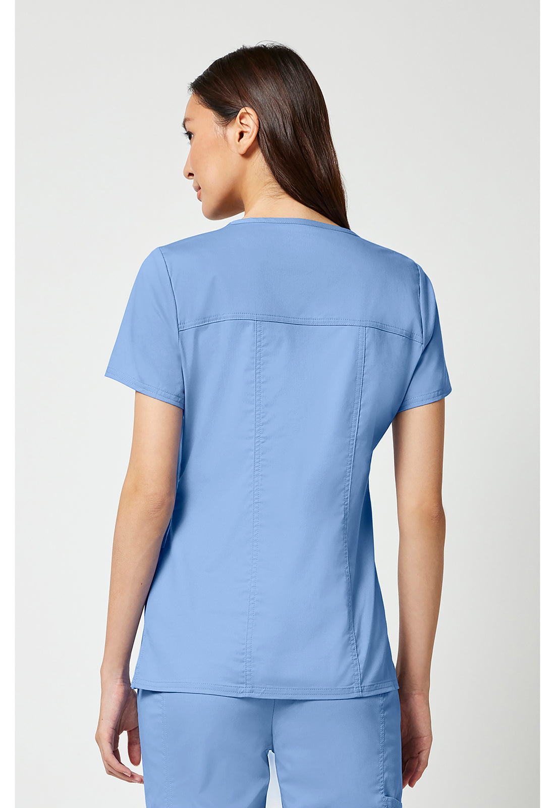Cherokee Workwear Top met V-hals met gekruiste voorpanden en 2-way stretch WWE4727