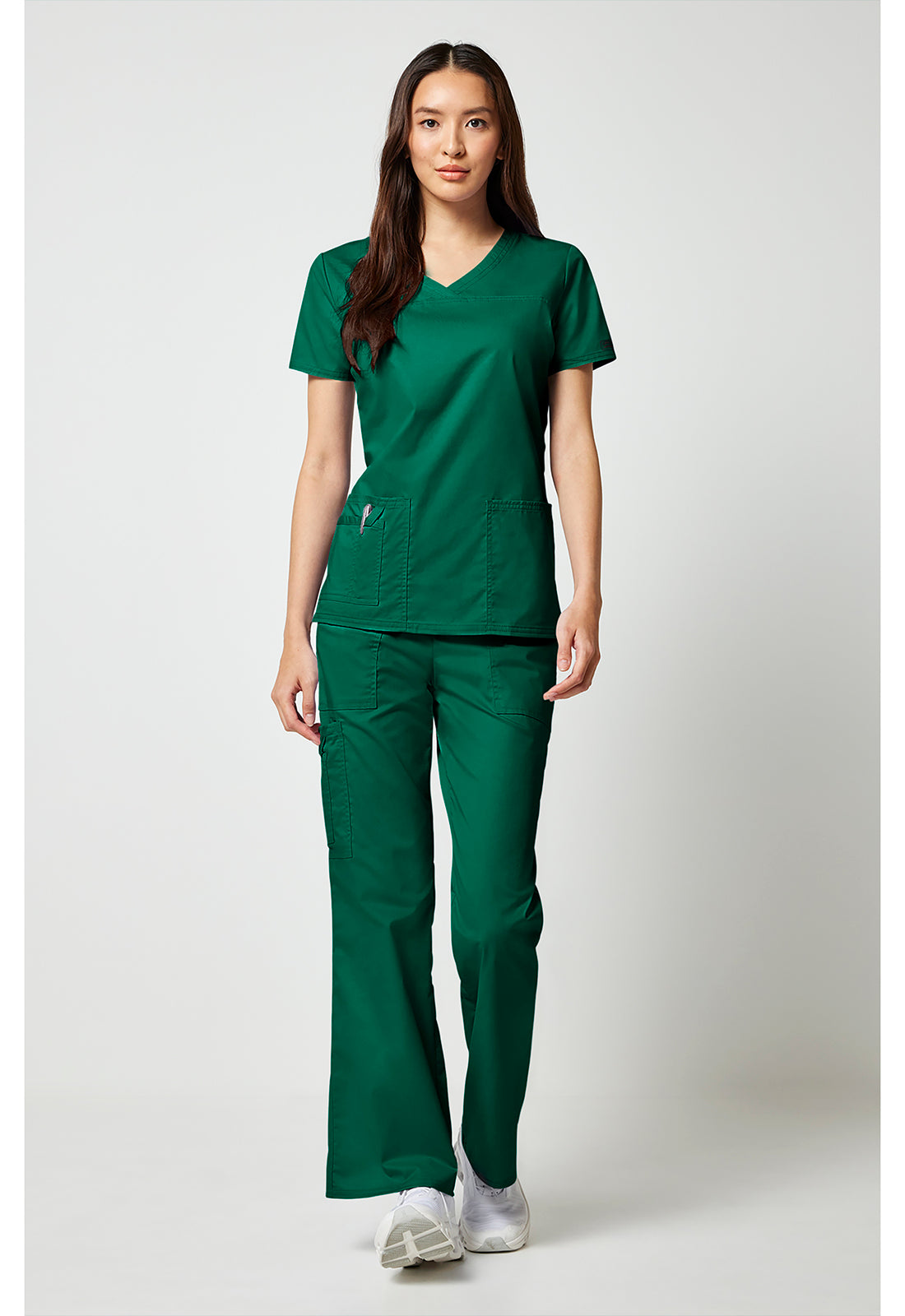 Cherokee Workwear Top met V-hals met gekruiste voorpanden en 2-way stretch WWE4727