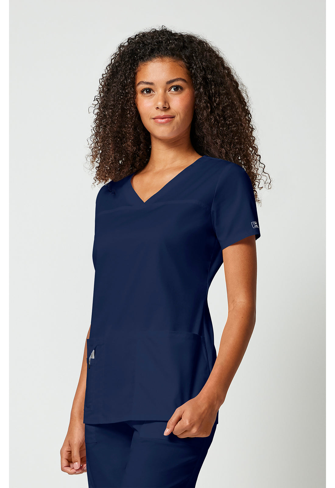 Cherokee Workwear Top met V-hals met gekruiste voorpanden en 2-way stretch WWE4727