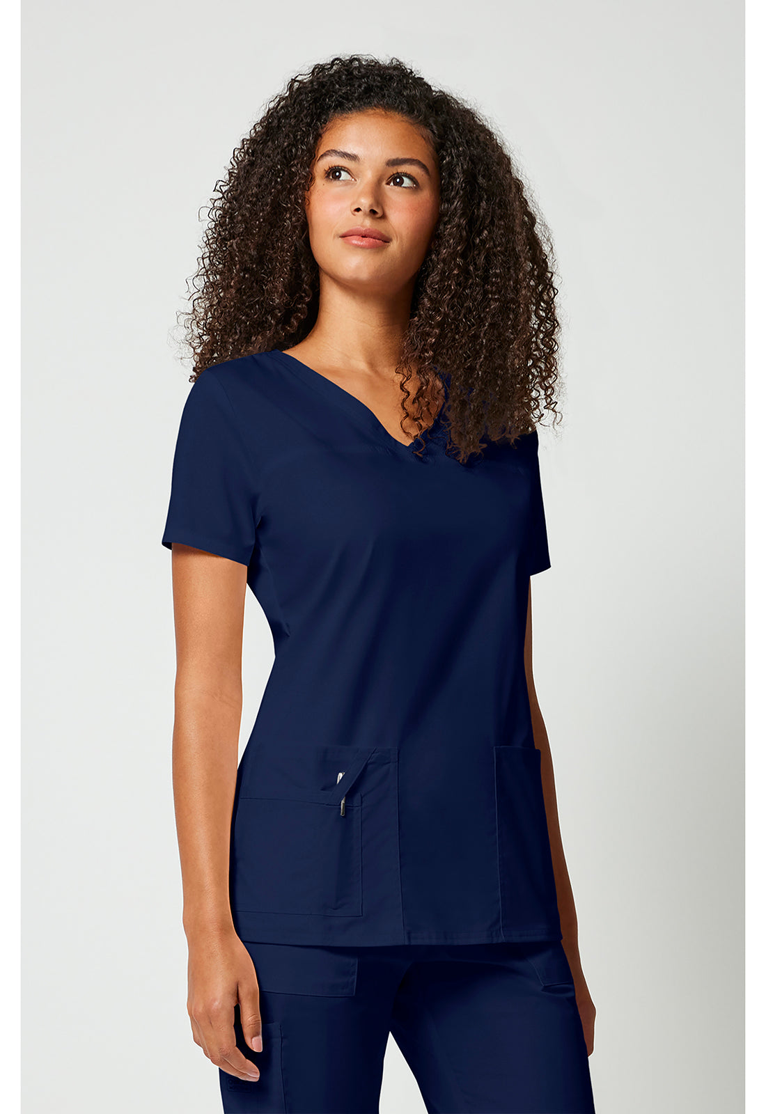 Cherokee Workwear Top met V-hals met gekruiste voorpanden en 2-way stretch WWE4727