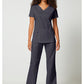 Cherokee Workwear Top met V-hals met gekruiste voorpanden en 2-way stretch WWE4727