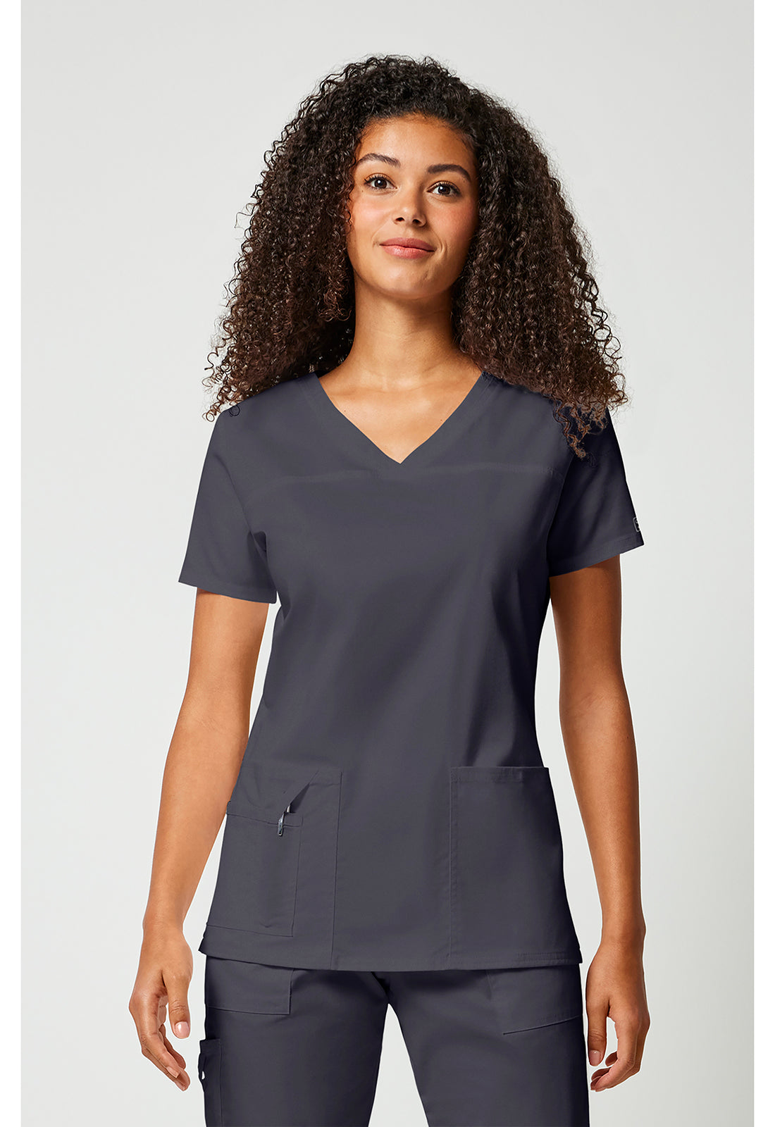 Cherokee Workwear Top met V-hals met gekruiste voorpanden en 2-way stretch WWE4727