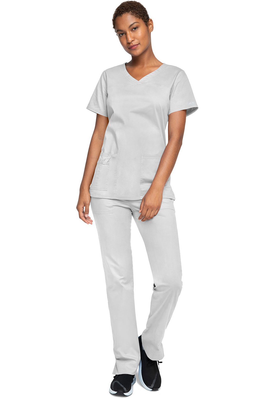Cherokee Workwear Top met V-hals met gekruiste voorpanden en 2-way stretch WWE4727