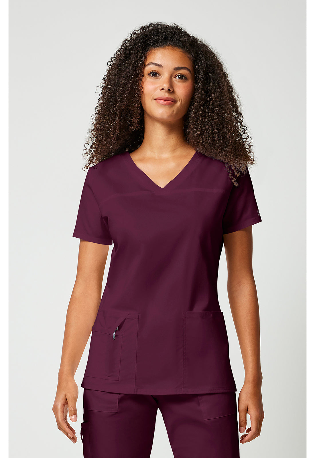 Cherokee Workwear Top met V-hals met gekruiste voorpanden en 2-way stretch WWE4727
