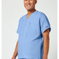 Unisex tuniek met V-hals met vleermuismouwen en borstzak WWE4777