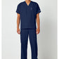 Unisex tuniek met V-hals met vleermuismouwen en borstzak WWE4777