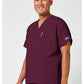 Unisex tuniek met V-hals met vleermuismouwen en borstzak WWE4777