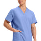 Cherokee Workwear Unisex V-hals top met traditionele pasvorm en borstzak WWE4876