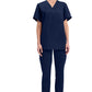 Cherokee Workwear Unisex V-hals top met traditionele pasvorm en borstzak WWE4876