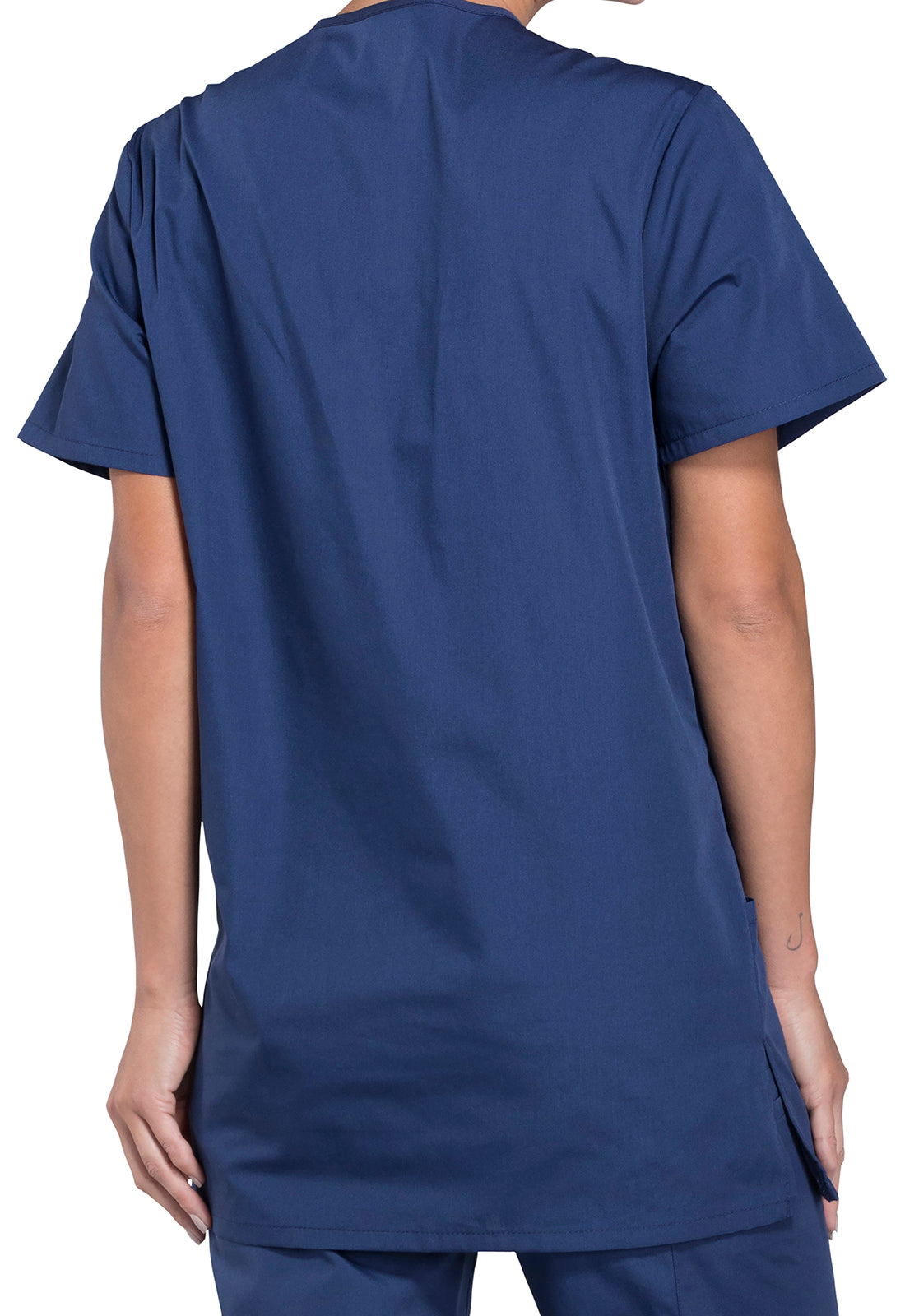 Cherokee Workwear Unisex V-hals top met traditionele pasvorm en borstzak WWE4876