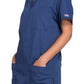 Cherokee Workwear Unisex V-hals top met traditionele pasvorm en borstzak WWE4876