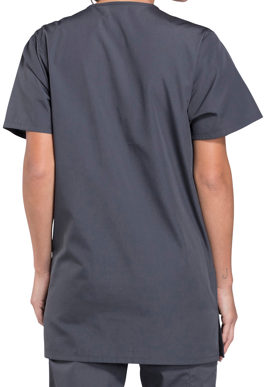 Cherokee Workwear Unisex V-hals top met traditionele pasvorm en borstzak WWE4876