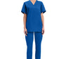 Cherokee Workwear Unisex V-hals top met traditionele pasvorm en borstzak WWE4876