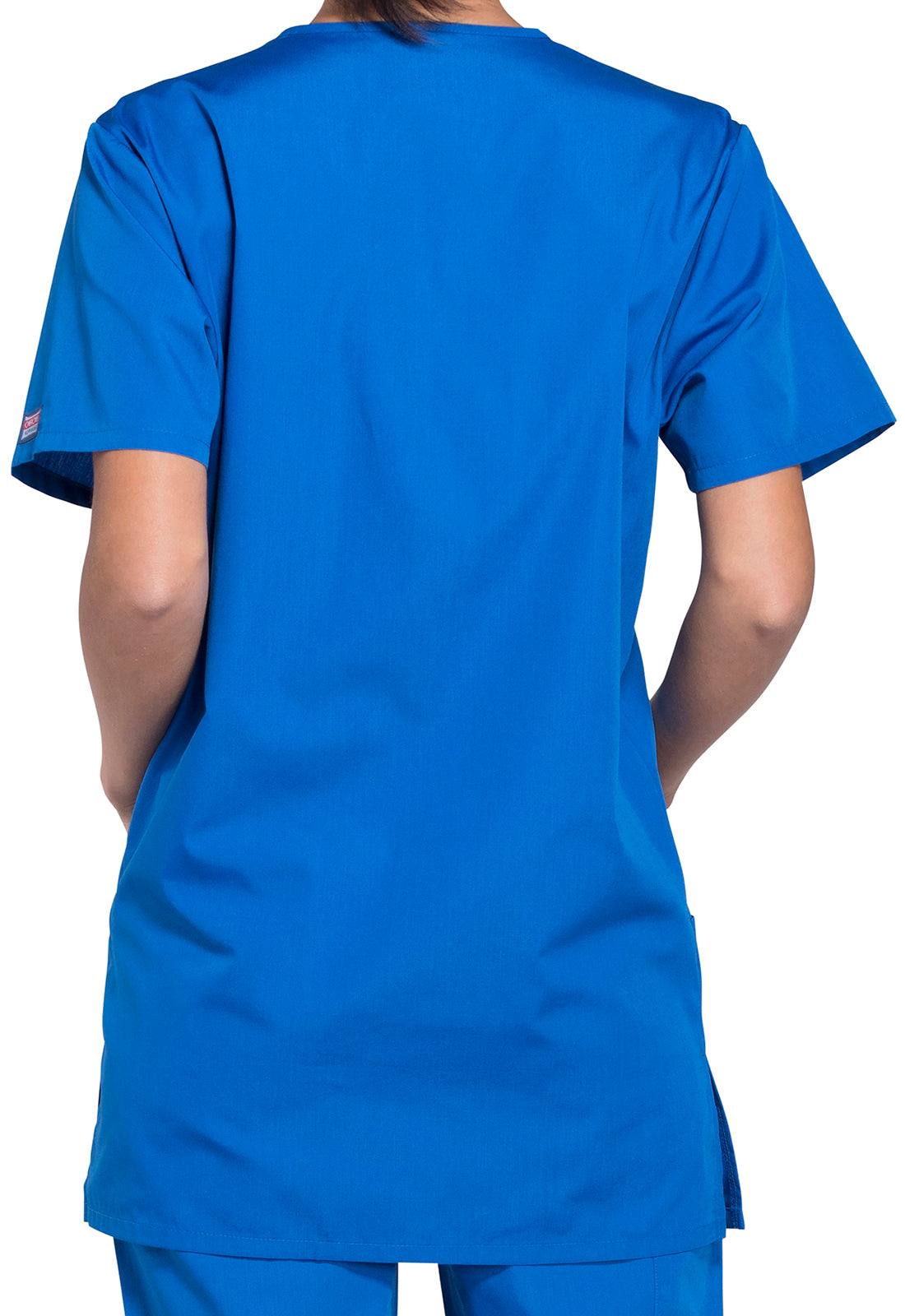 Cherokee Workwear Unisex V-hals top met traditionele pasvorm en borstzak WWE4876